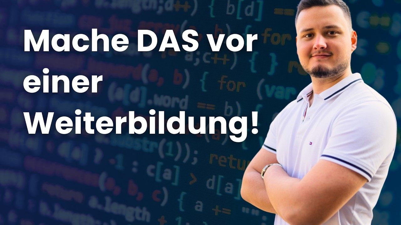 3 Dinge, die du UNBEDINGT vor einer Weiterbildung zum Softwareentwickler machen solltest