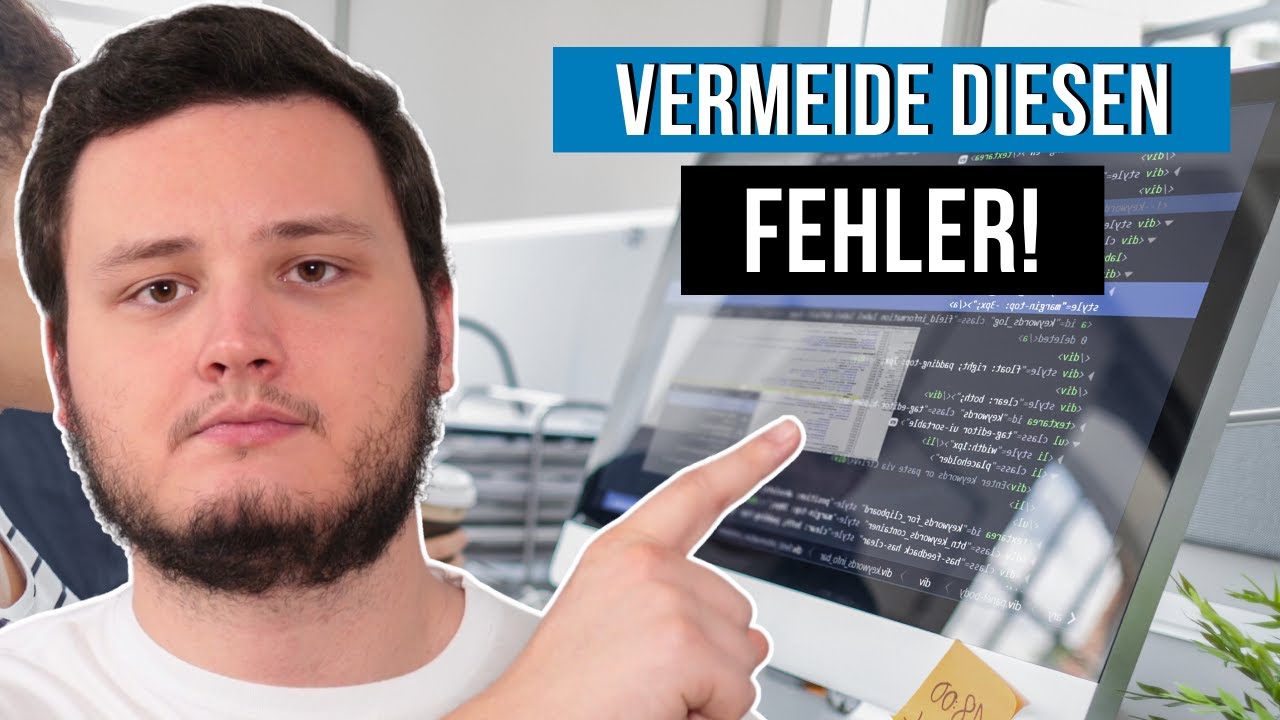 Dieser Denkfehler hält dich davon ab Softwareentwickler zu werden