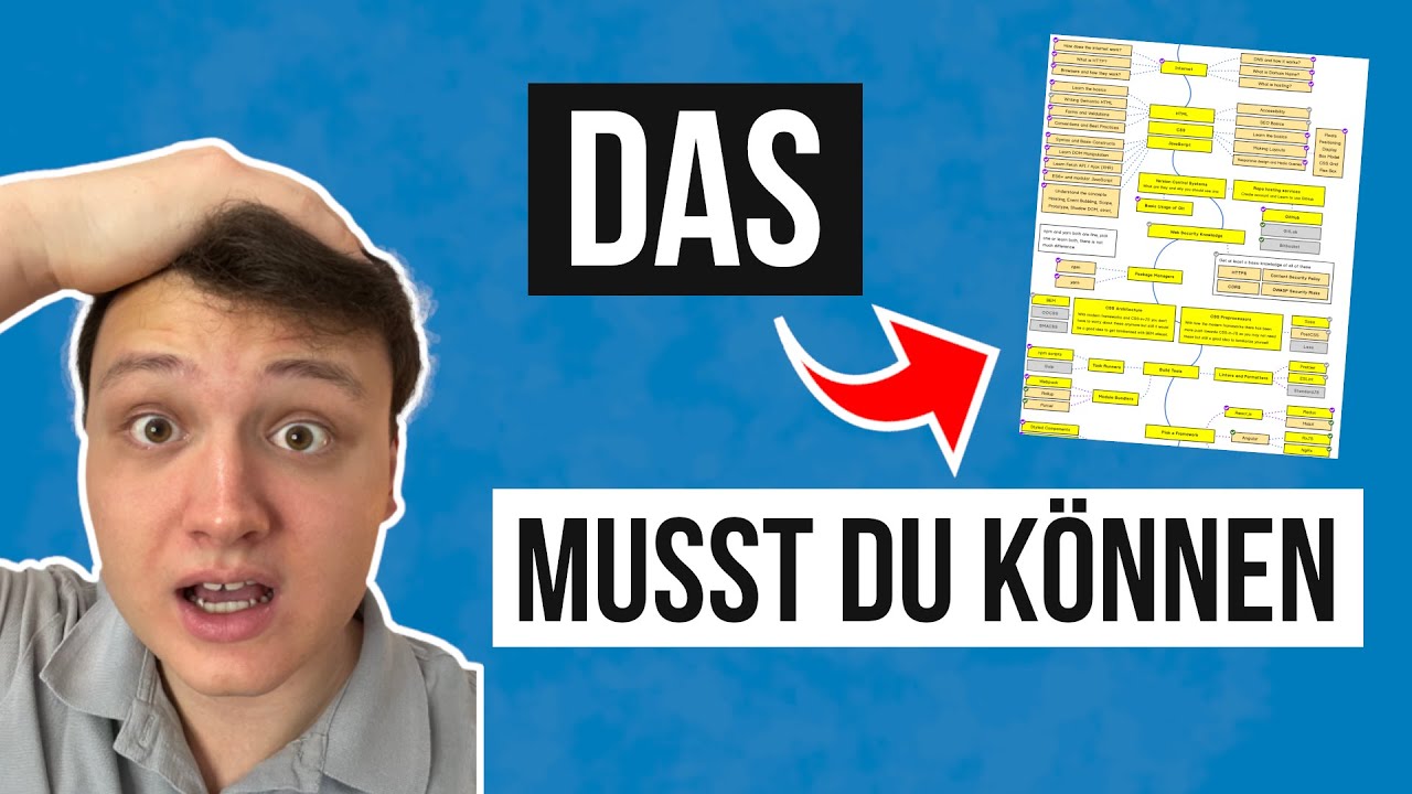 🌐 ENTWICKLER WERDEN und Webentwicklung lernen - Eine Web Dev Roadmap für Anfänger