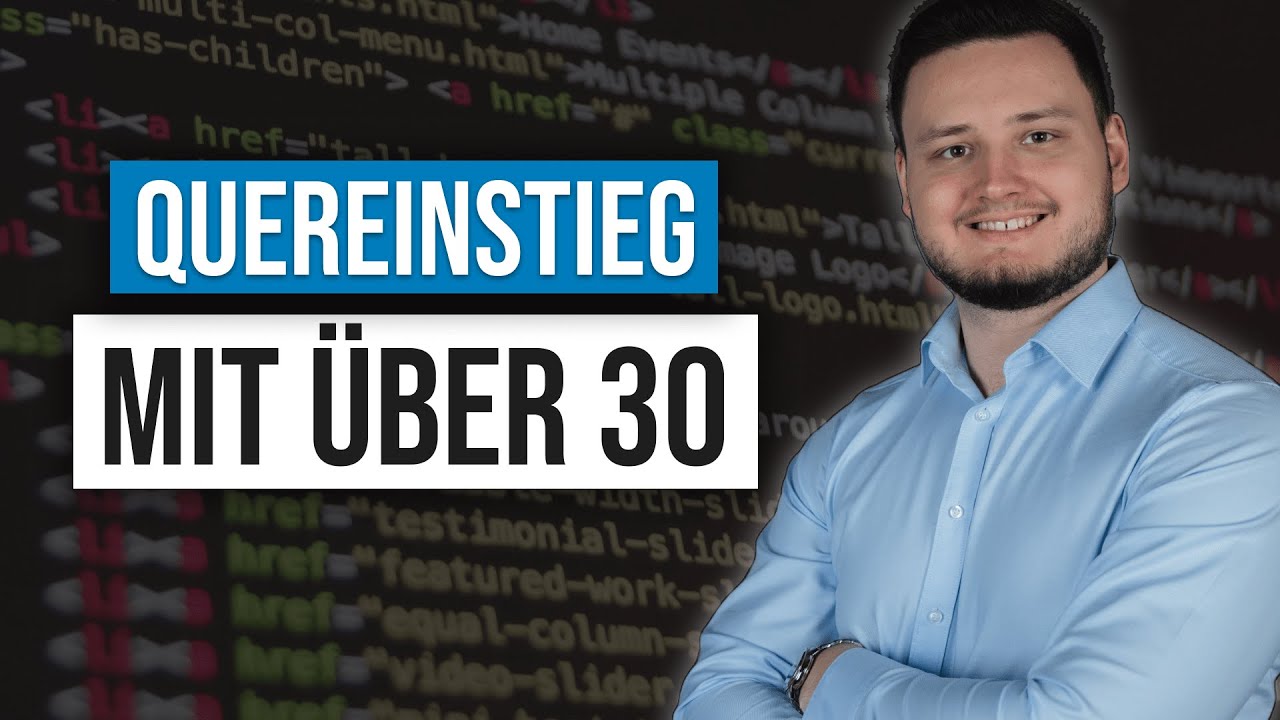 Mit über 30 Jahren Softwareentwickler werden